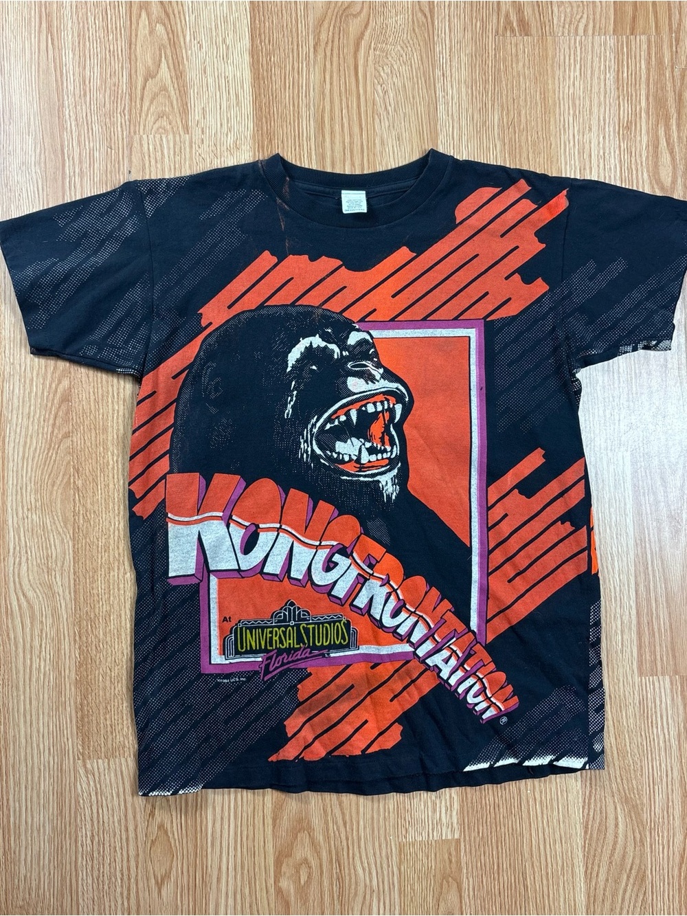 Universal Black & Orange King Kong Graphic Tee for Kids